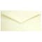 JAM Paper 3.875" x 7.5" Ivory Wove Monarch Strathmore Invitation Envelopes, 50ct.